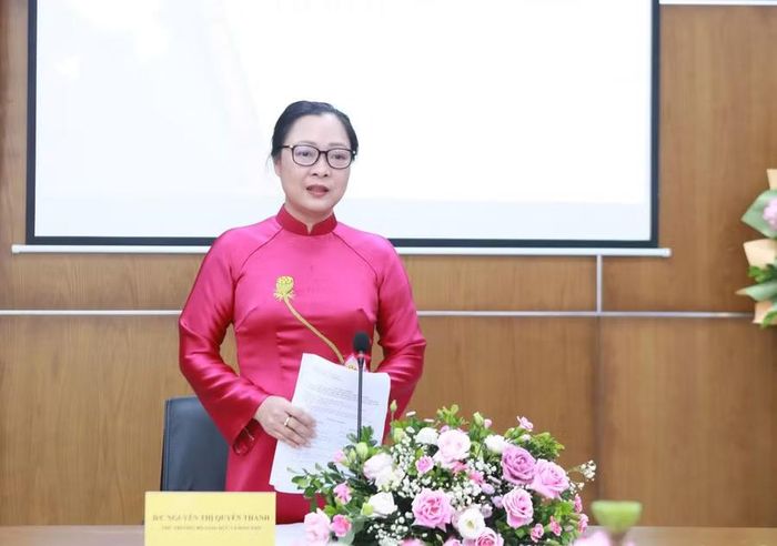 Thứ trưởng Nguyễn Thị Quyên Thanh ghi nhận, đánh giá cao hoạt động của Báo Giáo dục và Thời đại trong thời gian qua.