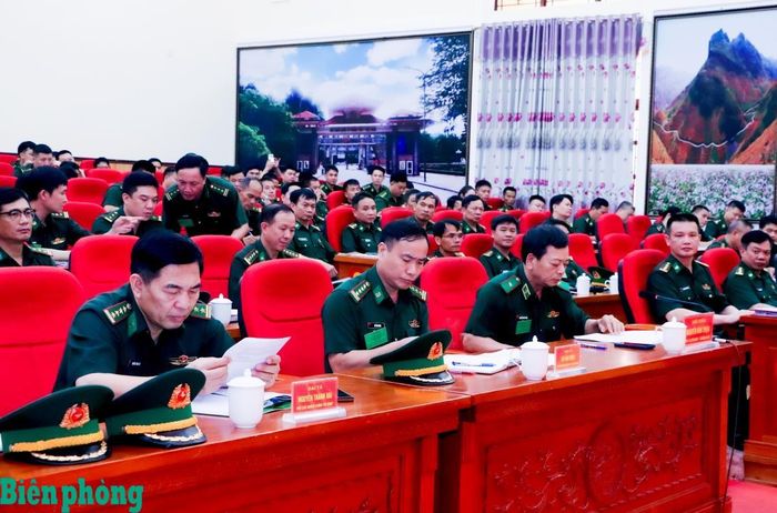 Quang cảnh hội nghị kết luận kiểm tra toàn diện kết quả thực hiện nhiệm vụ công tác Biên phòng 6 tháng đầu năm 2026 tại Bộ đội Biên phòng tỉnh Tuyên Quang. Ảnh: Thanh Xuân