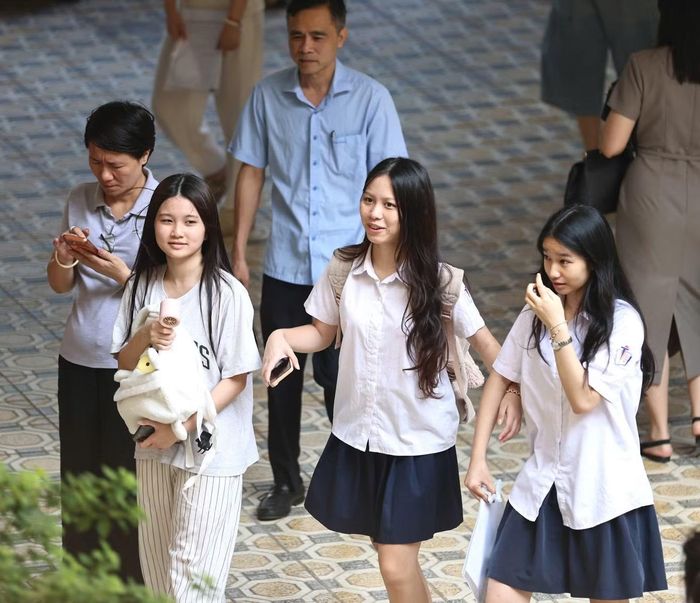 Thí sinh dự thi vào trường năm nay.