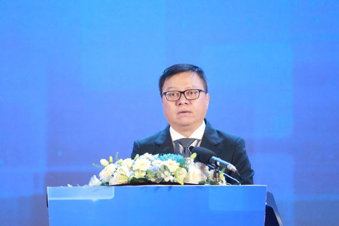 Đồng chí Lê Quốc Minh, Phó Trưởng Ban Tuyên giáo và Dân vận Trung ương, Tổng Biên tập Báo Nhân Dân, Chủ tịch Hội Nhà báo Việt Nam phát biểu khai mạc.