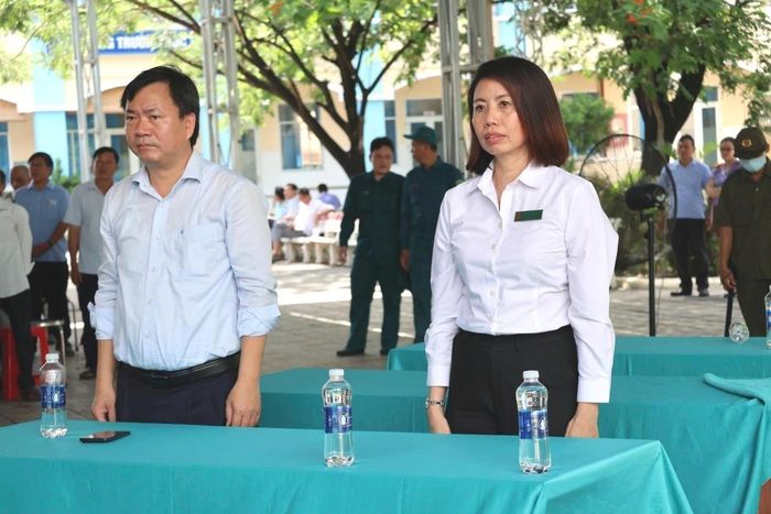 Bà Lê Thị Diễm Châu, Phó Chánh án TAND khu vực 6 - TP.HCM tham dự phiên tòa.