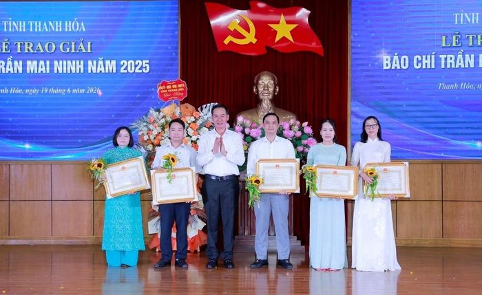 Các tác giả đạt giải A - Giải báo chí Trần Mai Ninh năm 2025