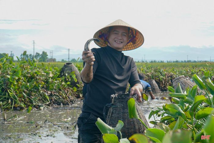  Anh Văn Kim Phước - phường Trần Phú chia sẻ: “Đi bắt cá cùng người dân khiến tôi như được trở về tuổi thơ, với những buổi chiều lội đồng, men theo mương nước, cùng bạn bè mò cá, bắt ốc – những ký ức rất đỗi giản dị mà tôi vẫn nhớ đến bây giờ”. 
