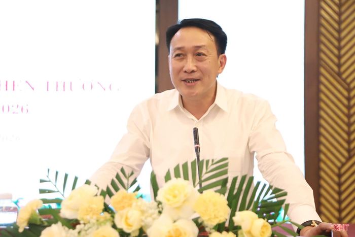Đồng chí Phạm Văn Khuê - Trưởng ban Tổ chức Tỉnh ủy Hưng Yên kết luận hội nghị.