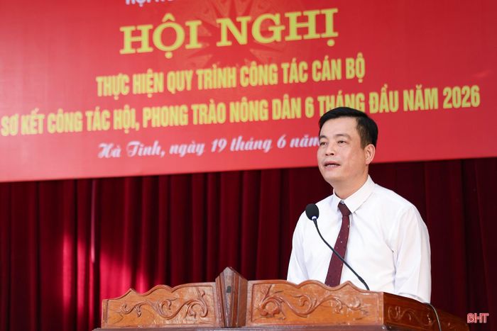Đồng chí Nguyễn Thành Đồng - Ủy viên BTV Tỉnh ủy, Chủ tịch Ủy ban MTTQ tỉnh phát biểu giao nhiệm vụ.