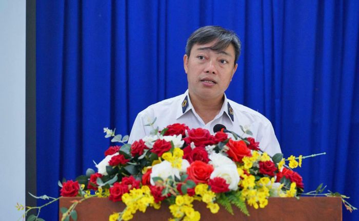 Ông Lê Việt Bảo, Phó Chi cục trưởng Chi cục Chăn nuôi và Thú y TP Hồ Chí Minh phát biểu tại Hội nghị.