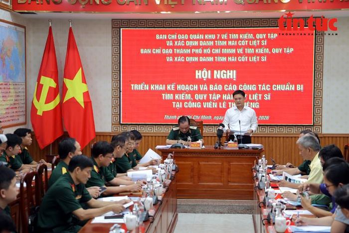 Ông Nguyễn Mạnh Cường, Ủy viên dự khuyết Trung ương Đảng, Trưởng Ban Chỉ đạo 515, Phó Chủ tịch UBND TP Hồ Chí Minh phát biểu.