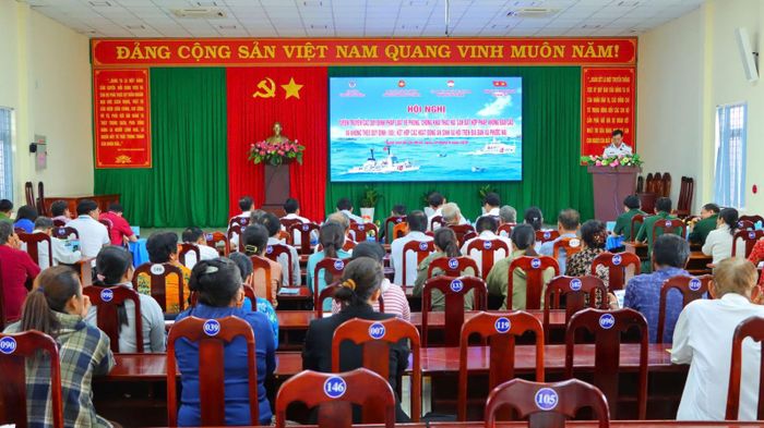 Quang cảnh buổi Tuyên truyền.
