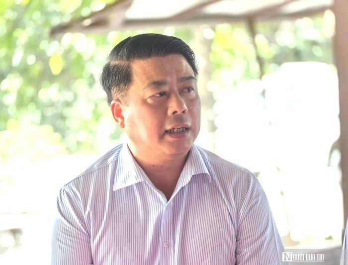 Ông Lê Đức Lộc, Giám đốc Ban Quản lý dự án đường bộ miền Trung, thông tin về tiến độ dự án cải tạo, nâng cấp Quốc lộ 14E.