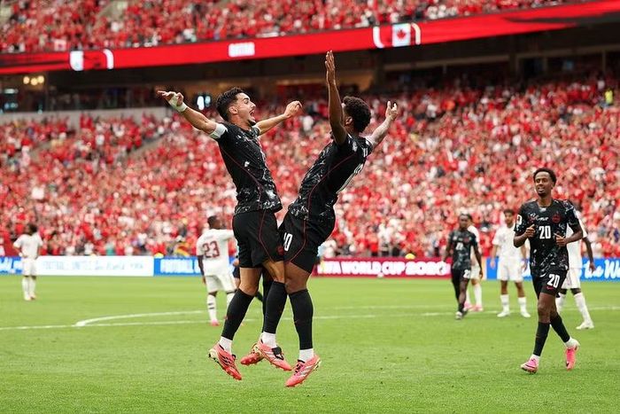 Tuyển Canada đã giành chiến thắng 6-0 trước Qatar trên sân nhà nhưng không thật trọn vẹn do hai cầu thủ bị chấn thương. Ảnh: Getty.