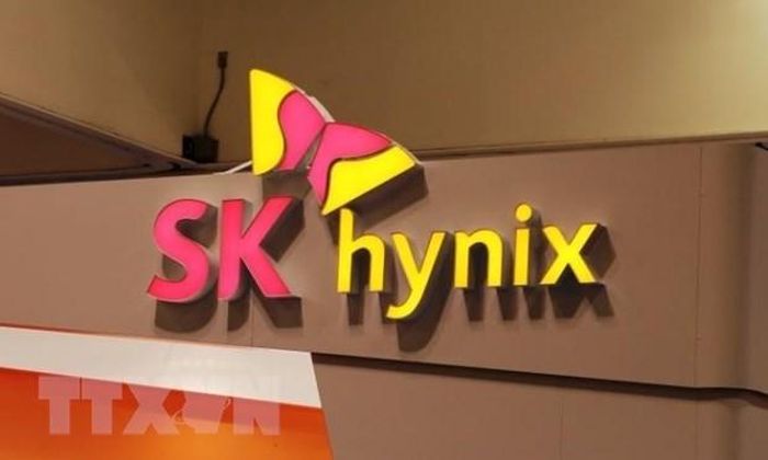 Biểu tượng của SK Hynix Inc. Ảnh: TTXVN