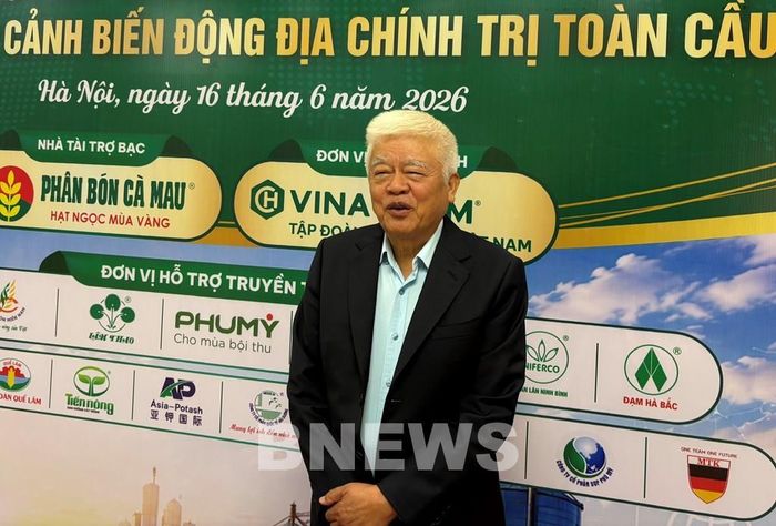 Tiến sĩ Nguyễn Trí Ngọc, Phó Chủ tịch kiêm Tổng Thư ký Hiệp hội Phân bón Việt Nam. Ảnh: Anh Nguyễn/Bnews/vnanet.vn