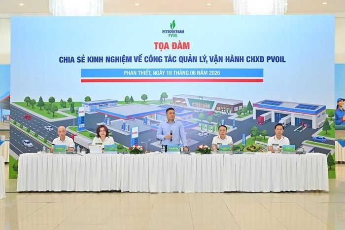 Tổng Giám đốc PVOIL Nguyễn Đăng Trình phát biểu kết luận. Ảnh: Thùy Dương/Bnews/vnanet.vn