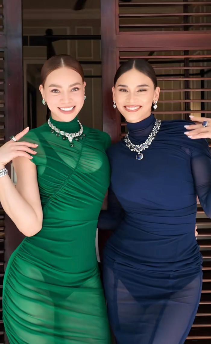 Hồ Ngọc Hà và Pia Wurtzbach nhiều lần làm việc chung.