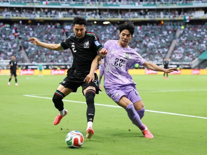 Mexico đã có chiến thắng đầy cảm xúc trước Hàn Quốc với tỷ số 1-0 để khẳng định vị thế ứng viên hàng đầu tại World Cup 2026. Ảnh: FIFA