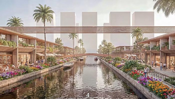 Không gian “chữa lành” tại công viên Lễ hội. Ảnh minh họa: Sun Property.