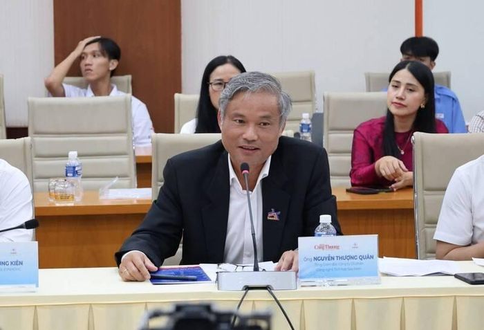 Ông Nguyễn Thượng Quân, Tổng giám đốc Công ty Cổ phần Công nghệ Tích hợp Sao Nam. Ảnh: Hoàng Chiến