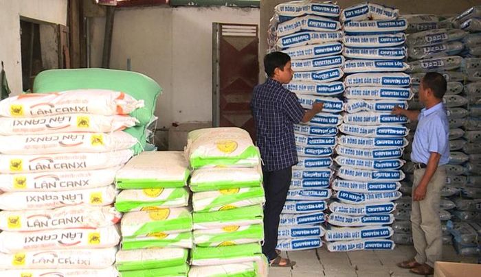 Các đại lý, hợp tác xã kinh doanh phân bón điều chỉnh giá tăng theo thị trường.
