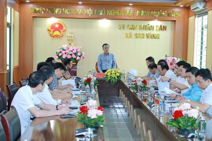 Bí thư Tỉnh ủy Lê Đức Thái chủ trì buổi làm việc với các ngành, địa phương, đơn vị liên quan.