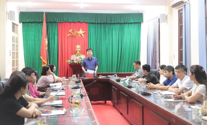 Các đại biểu dự hội nghị tại điểm cầu Thanh Hóa.