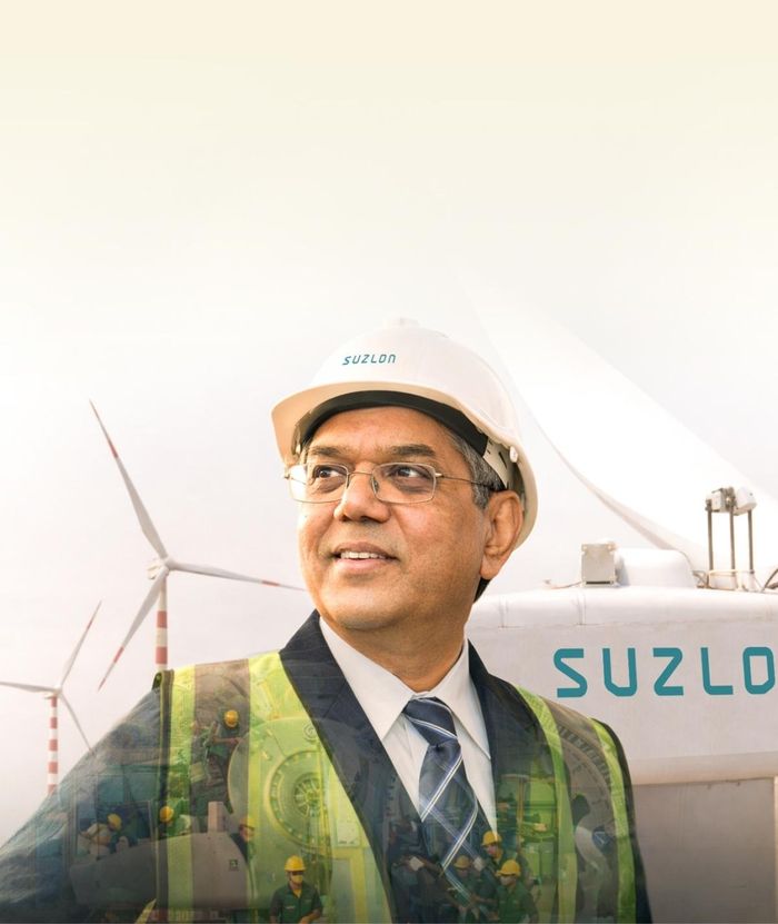 Tập đoàn Suzlon - một trong những nhà sản xuất tua-bin gió hàng đầu Ấn Độ và châu Á. Ảnh: Suzlon