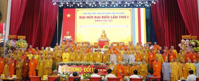 Ban Trị sự Giáo hội Phật giáo Việt Nam tỉnh An Giang khóa I, nhiệm kỳ 2026 - 2031 ra mắt đại hội.