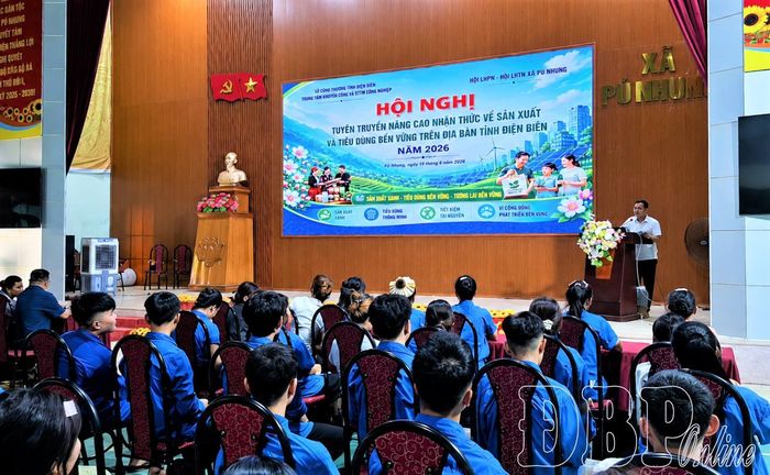 Hội nghị tuyên truyền nâng cao nhận thức về sản xuất và tiêu dùng bền vững.