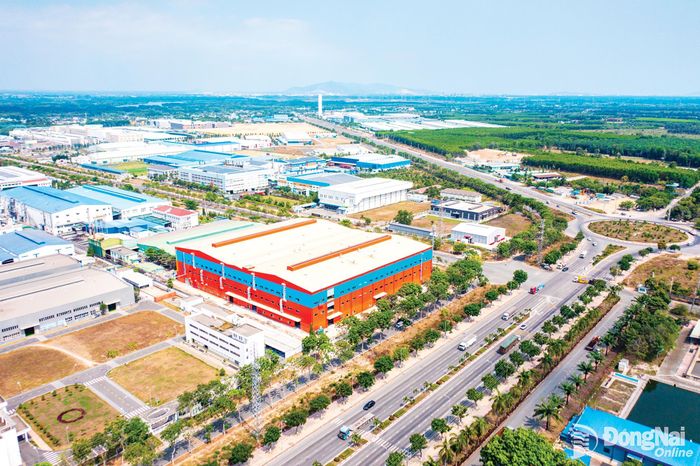 Khu công nghiệp Nhơn Trạch 6 xã Phước An, nơi được nhiều doanh nghiệp có công nghệ hiện đại lựa chọn đầu tư. Ảnh: Công Nghĩa