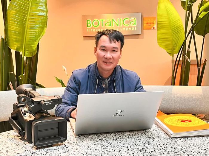 Nhà báo Bùi Hữu Tầm.