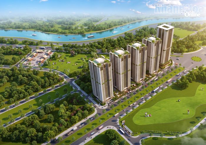 Phối cảnh dự án.