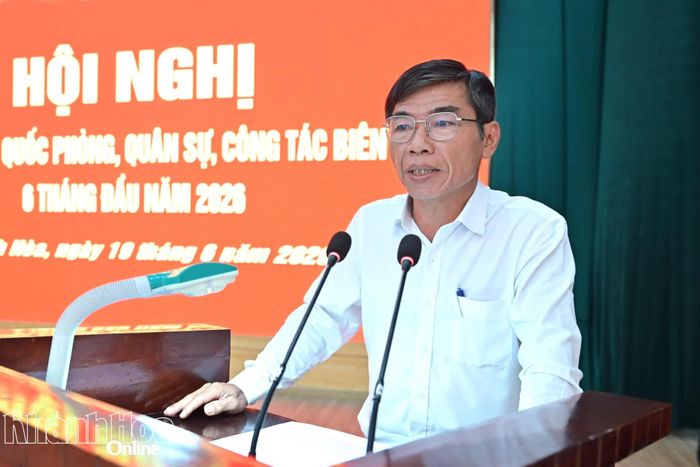 Đại diện Sở Nông nghiệp và Môi trường phát biểu tại hội nghị.