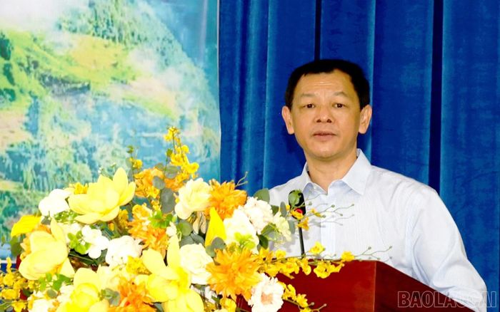 Đồng chí Nguyễn Tri Thức - Thứ trưởng Bộ Y tế phát biểu tại chương trình.