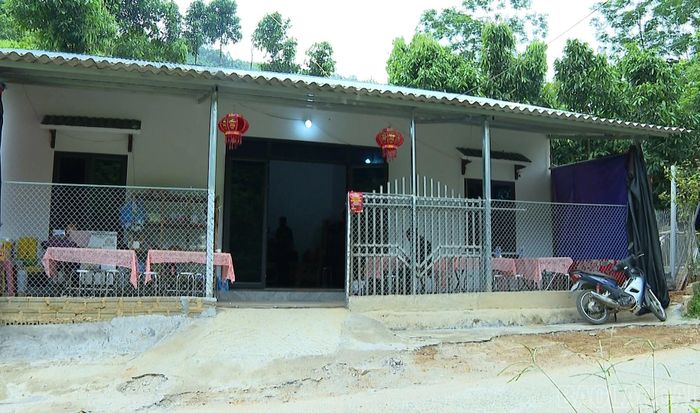 Ngôi nhà cấp 4 có diện tích 70 m² đã hoàn thành, đưa vào sử dụng giúp gia đình ông Tường ổn định cuộc sống, yên tâm lao động, sản xuất.