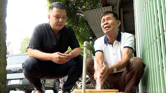 Nguồn nước của người dân các thôn 1,2,3,4 xã Liên Sơn phụ thuộc vào nguồn nước lấy từ suối Khe Hống, xã Sơn Lương nhưng vẫn không đủ dùng.