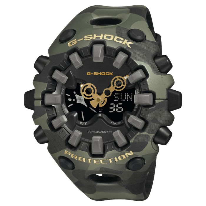 Casio GAV01CMG-3A là mẫu máy có tuổi thọ pin ấn tượng nhất trong bộ sưu tập.