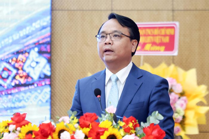 Phó Bí thư Thường trực Tỉnh ủy Lâm Đồng Đặng Hồng Sỹ phát biểu chỉ đạo tại đại hội