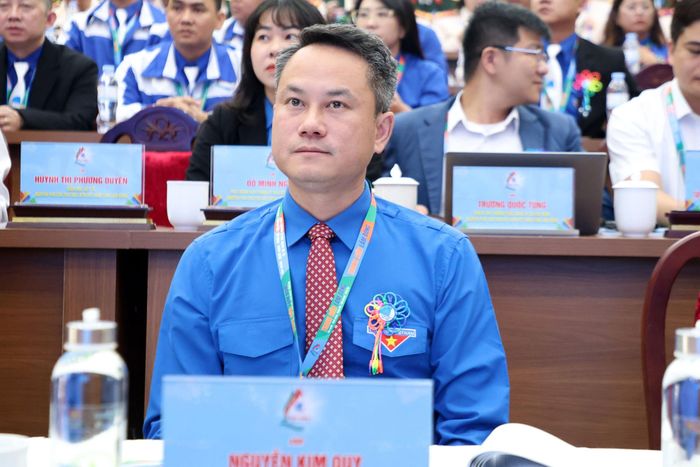 Anh Nguyễn Kim Quy, Ủy viên Ban Thường vụ Trung ương Đoàn, Phó Chủ tịch Thường trực Trung ương Hội LHTN Việt Nam tham dự