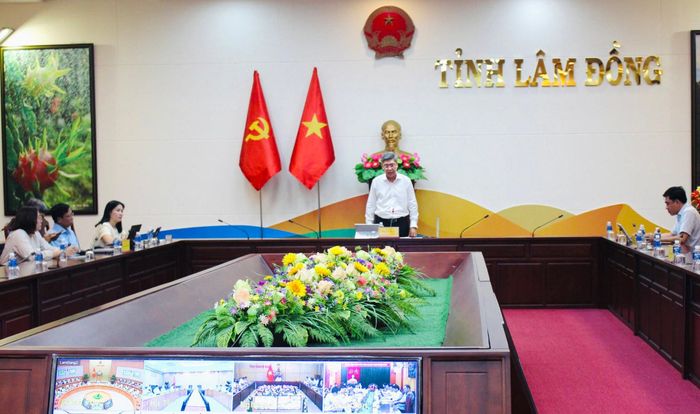 Tại điểm cầu tỉnh Lâm Đồng