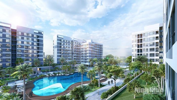Phối cảnh 3D Dự án Khu NƠXH tại phường Đồng Văn