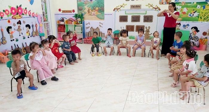 Các hoạt động giáo dục và rèn luyện kỹ năng tại Trường Mầm non Long Cốc tạo điều kiện để trẻ phát triển toàn diện.