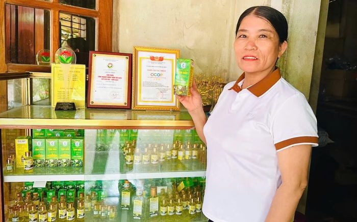 Phát triển sản phẩm OCOP là một trong những hướng đi giúp xã Tân Mỹ thúc đẩy kinh tế nông thôn, nâng cao thu nhập cho người dân - Ảnh: T.A