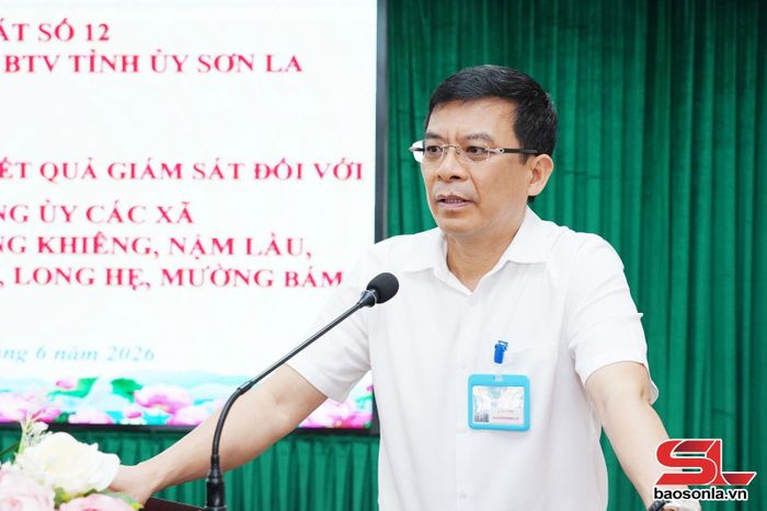 Đồng chí Đào Tài Tuệ phát biểu tại Hội nghị.