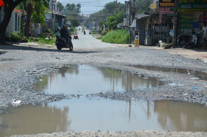 Hiện trạng đường Nguyễn Thái Học.