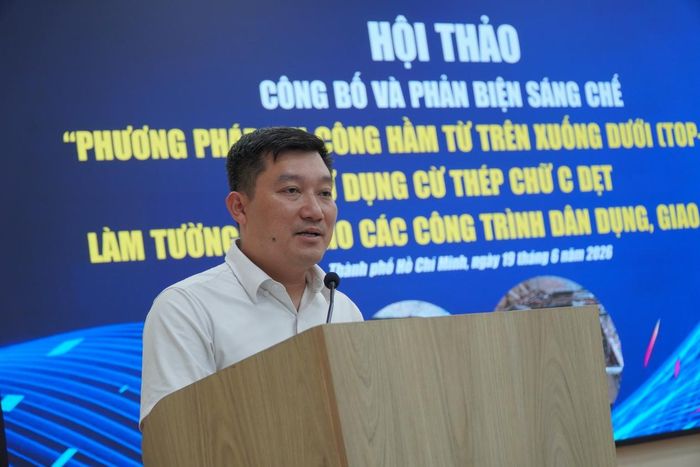 GS.TS Nguyễn Hoàng Giang, Phó Hiệu trưởng Trường Đại học Xây dựng Hà Nội.