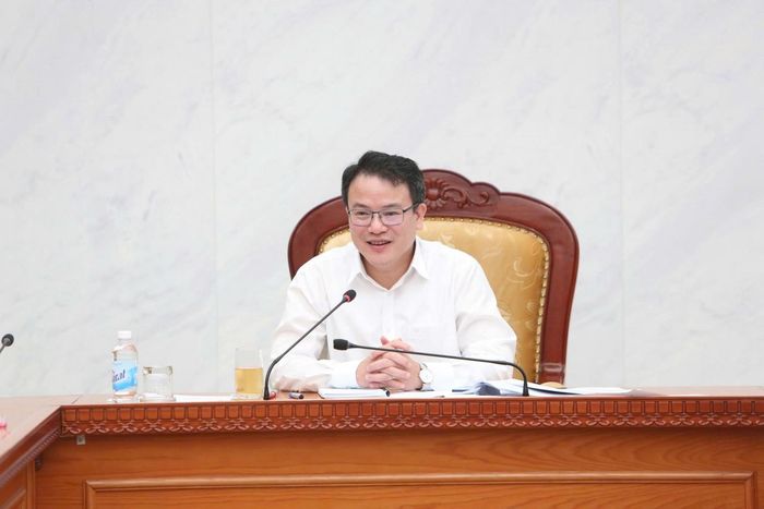 Thứ trưởng Trần Quốc Phương kết luận Hội nghị. Ảnh: Đức Minh