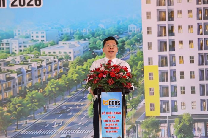 Ông Hoàng Nguyên Dinh - Phó Chủ tịch UBND TP.HCM phát biểu tại buổi lễ