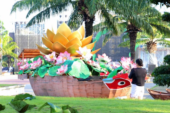 Những điểm check in đẹp tại lễ hội