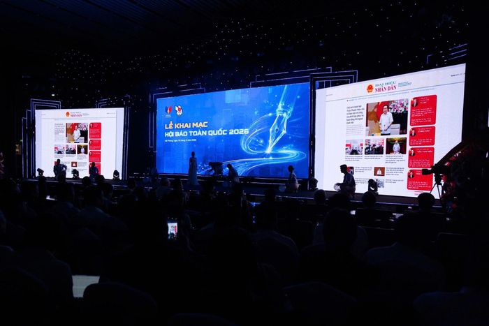 Toàn cảnh Lễ khai mạc Hội Báo toàn quốc 2026. Ảnh: Phạm Thắng