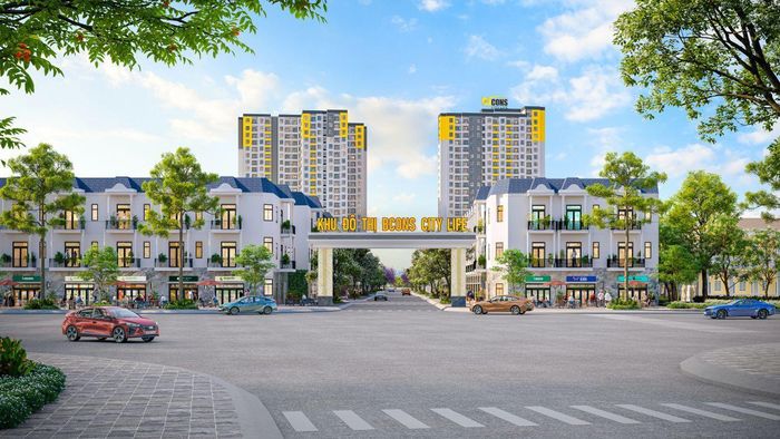 Phối cảnh dự án nhà ở xã hội tại P.Tân Uyên, TP.HCM.