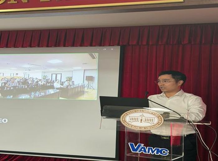 Ông Trần Trung Dũng Bí thư Đảng ủy, Chủ tịch HĐTV phát biểu tổng kết Hội thảo